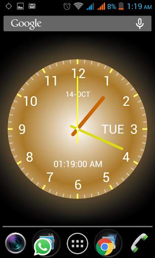 Adi AnalogClock Live Wallpaper screenshot 5