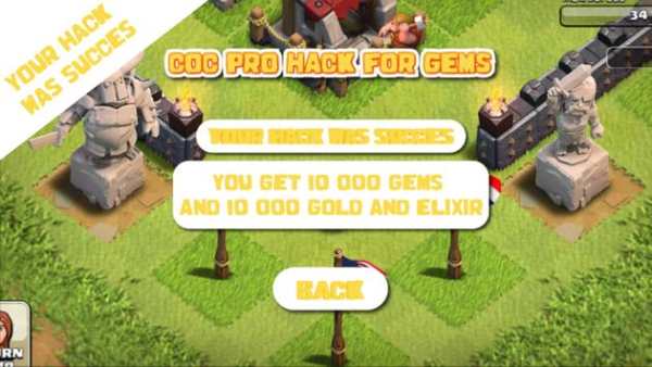 Coc Pro Hack For Gems and gold 2018 screenshot 4