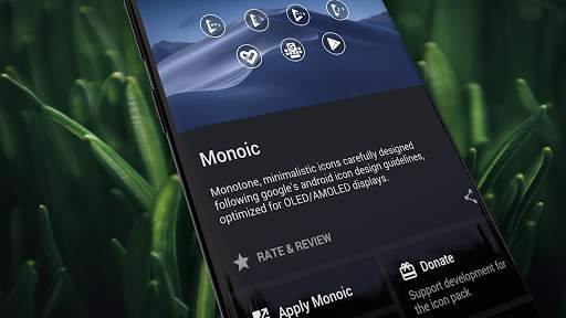 Monoic Icon Pack: White, Monotone, Minimalistic screenshot 3