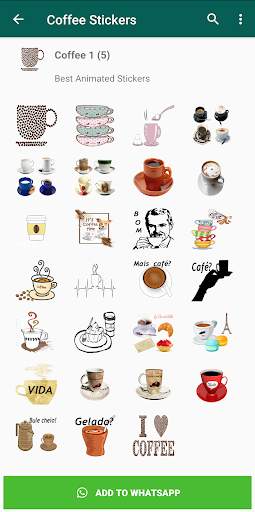 Coffee Stickers for WhatsApp screenshot 1