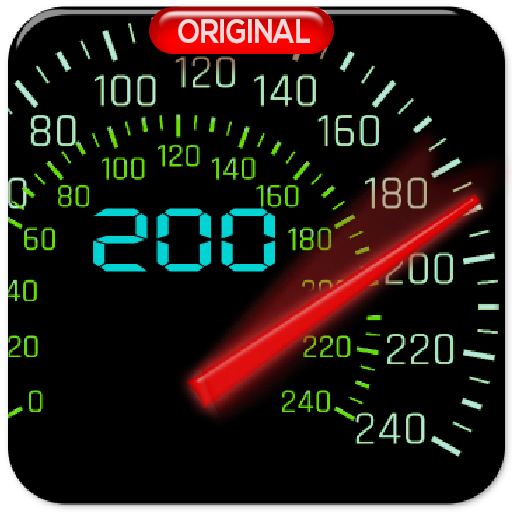 Speedometer HUD Pro-GPS Digital Tracking distance icon
