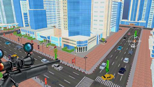 Sniper Shoot Traffic Hunter screenshot 2