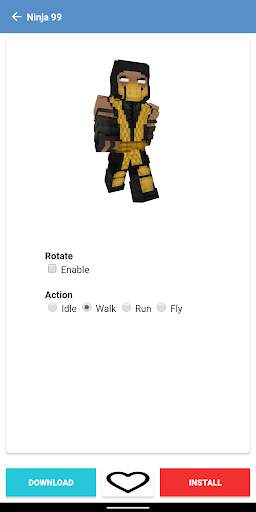 Ninja Skins for Minecraft PE screenshot 5