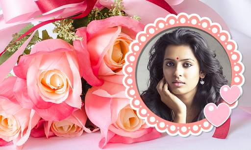 Photo Editor & Photo Frames Rose Flower Background screenshot 4