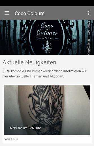 Coco Colours Tattoo & Piercing screenshot 1