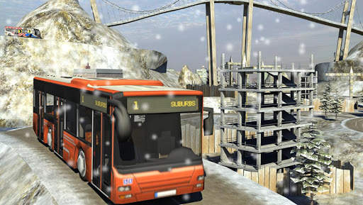Snow Hill Bus Drivingsimulator screenshot 3