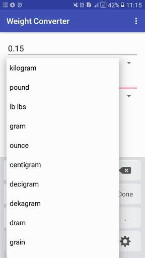 Weight  Converter:kg to lbs to pounds screenshot 3