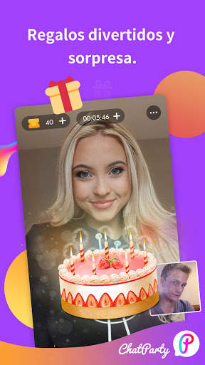 Chatparty-  Video chat en vivo y conocer amigos screenshot 5