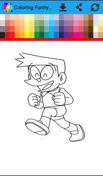 Coloring Funny Dorae Cate screenshot 5