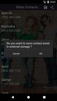 Save Contact 3 تصوير الشاشة