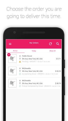 Delivery App screenshot 2