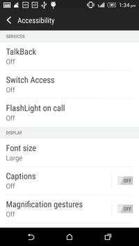 FlashLight on call screenshot 1