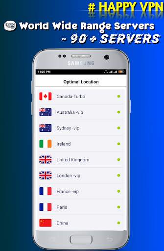 HappyVPN-BestVPN Free Unlimited VPN Secure Unblock screenshot 5