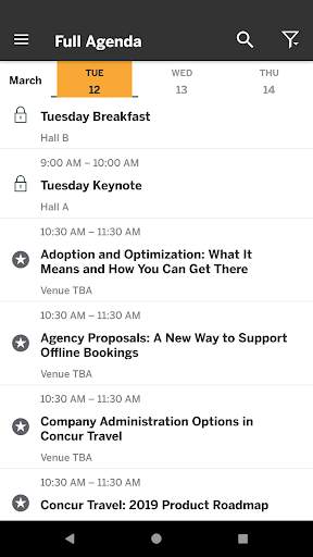 SAP Concur Events 2020 screenshot 2