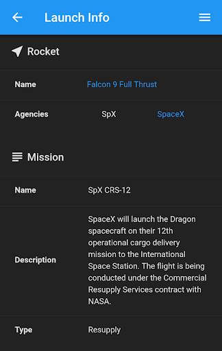 Next Launches screenshot 5