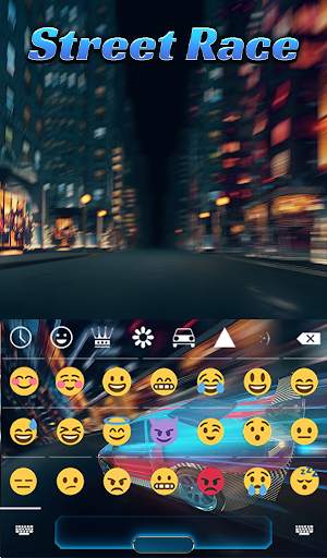 Street Race Animated Keyboard   Live Wallpaper screenshot 4