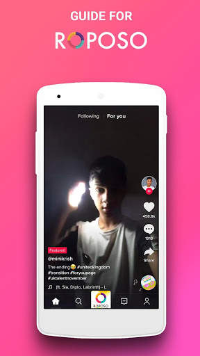 Roposo - Status Chat Video • Guide for Roposo 2020 screenshot 5