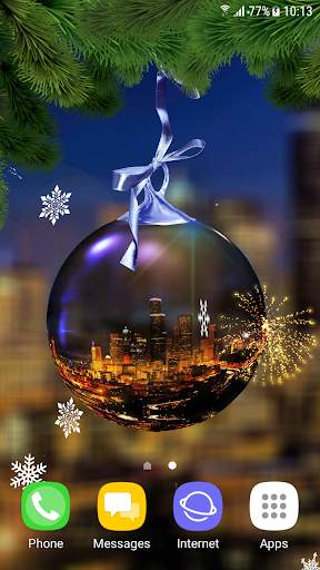 Beautiful Christmas Live Wallpaper screenshot 4