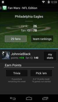 Fan Wars - NFL edition screenshot 1