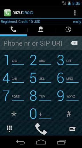 MizuDroid SIP VOIP Softphone screenshot 3