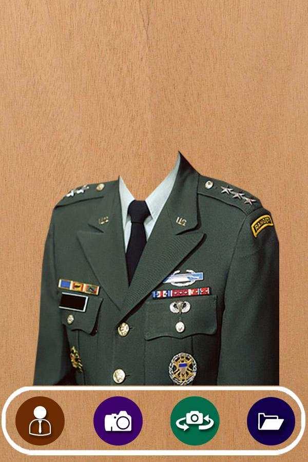 Military Suit Photo Camera screenshot 1