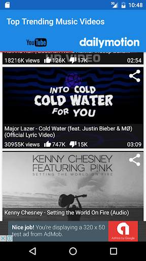 Top Trending Music Videos screenshot 1