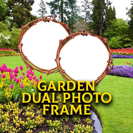 Beautiful Garden Double Photo Frame Application 0.0.2