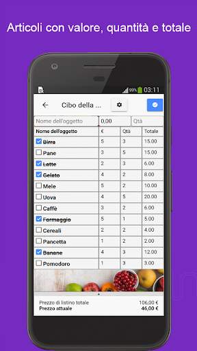 Lista della spesa italiano screenshot 4