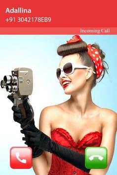 Girlfriend Fake Call Prank HD screenshot 1