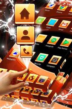 Amber Metallic Launcher Theme screenshot 4
