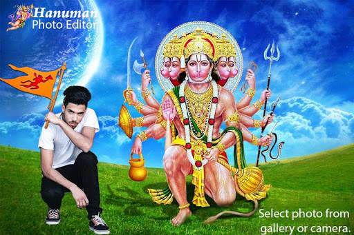 Hanuman Photo Editor : Cut Paste Editor screenshot 1