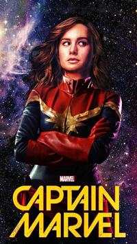 Captain Marvel Live Wallpaper screenshot 1