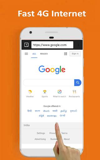 Fast 4G Browser screenshot 2