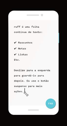 ruff: o app de ⚡ notas, listas e rascunhos screenshot 6