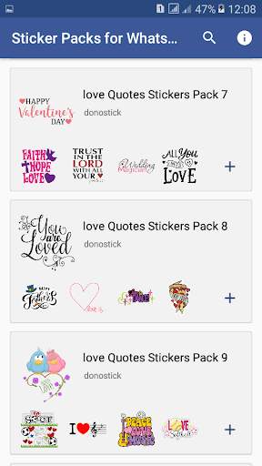 Love Quotes Stickers for WhatsApp screenshot 3