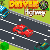 Blocky Driver Highway: Traffic Racer Game icon