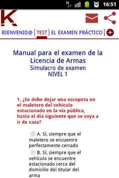Licencia de Armas (LITE) screenshot 3