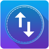 Internet speed meter icon
