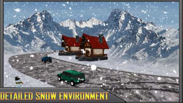 Snow Jeep Drifting Rally screenshot 5