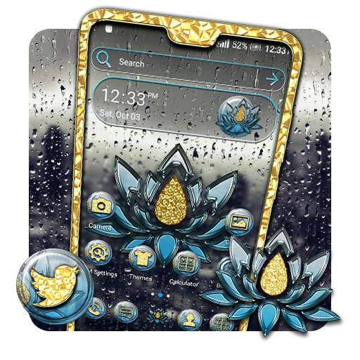 Glass Lotus Launcher Theme 1.3.1