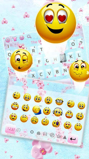 Spring Orchid Flower Keyboard screenshot 3
