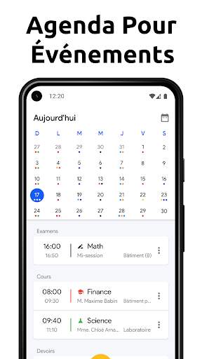 Agenda Scolaire - Horaires screenshot 2