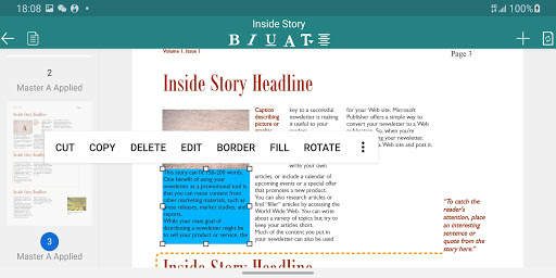 Publisher to PDF - Edit, Convert MS Publisher file screenshot 1