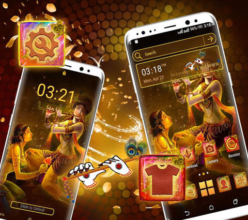 Radha Krishna Launcher Theme screenshot 3