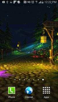 3D Magic Forest live Wallpaper screenshot 1