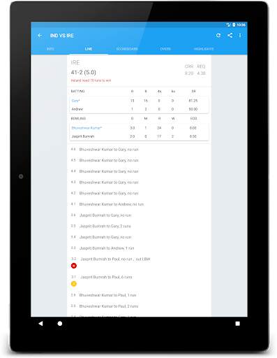 Cricket Scorer - Score Blower screenshot 13