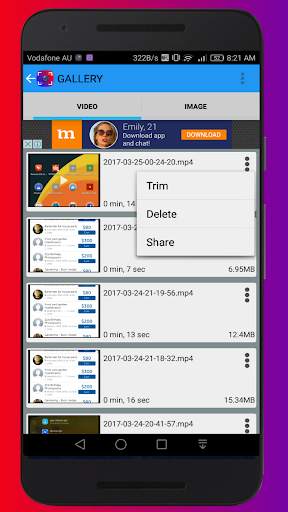 A2Z Screen Recorder - Trim Vid screenshot 4