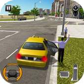 Taxi Realistic Simulator - Free Taxi Driving Game logo