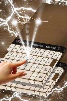 Dark Brown Keyboard Theme screenshot 3