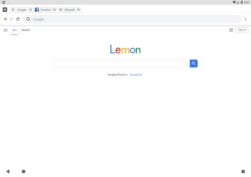Lime browser screenshot 7